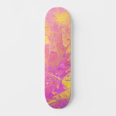 Skateboard Éclatement Abstrait des agrumes (Recto)