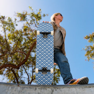 Skateboard Ecosse Drapeau écossais Couleurs Coeurs Motif