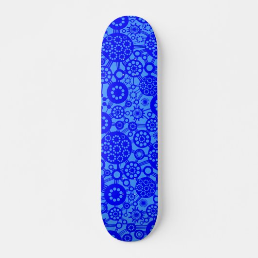 Skateboard Écosystème - Bleu sur Bébé Bleu (Devant)