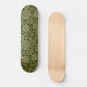 Skateboard Écosystème - Khaki sur l'olive foncée (Recto)