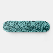 Skateboard Écosystème - Lt Blue Green sur Dk Green (Horz)