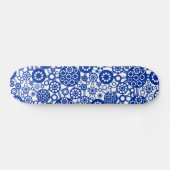 Skateboard Écosystème - Marine en blanc (Horz)