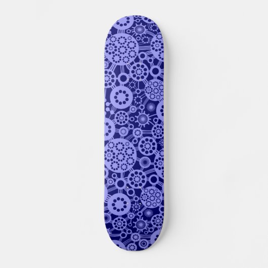 Skateboard Écosystème - Pastel Blue sur Dp Navy (Recto)