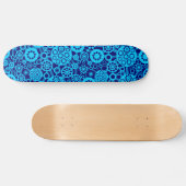 Skateboard Écosystème - Sky Blue sur Deep Navy (Horz)
