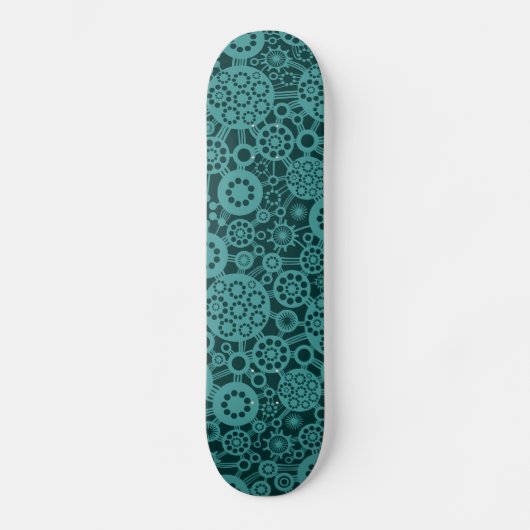 Skateboard Écosystème - Vert océan sur Vert foncé (Recto)
