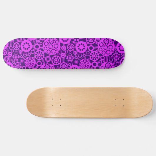Skateboard Écosystème - Violet clair sur violet profond (Horz)