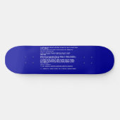 Skateboard Écran bleu de la mort (Horz)