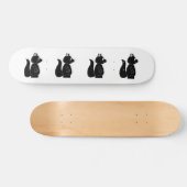 Skateboard Écureuil noir. (Horz)