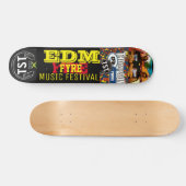 Skateboard EDM FYRE MUSIC, deck de 7 ¾ pouces (Horz)