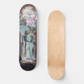Skateboard Edouard Manet - Fleurs dans un Vase de Cristal (Recto)
