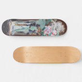 Skateboard Edouard Manet - Fleurs dans un Vase de Cristal (Horz)