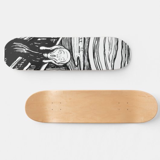 Skateboard Edvard Munch - La lithographie de cri (Horz)