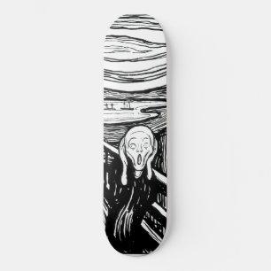 Skateboard Edvard Munch - La lithographie de cri