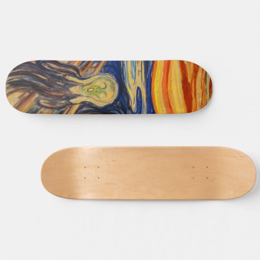 Skateboard Edvard Munch - Le cri 1910 (Horz)
