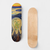 Skateboard Edvard Munch - Le cri 1910 (Recto)