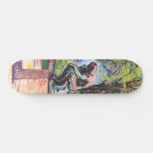 Skateboard Edvard Munch - Le penseur de Rodin (Horz)