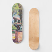 Skateboard Edvard Munch - Le penseur de Rodin (Recto)