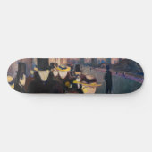 Skateboard Edvard Munch - Soirée sur Karl Johan Street (Horz)