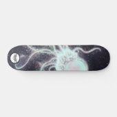Skateboard Effet brillant brillant coloré de méduse (Horz)