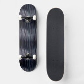 Skateboard Effet métallique liquide noir (Recto)