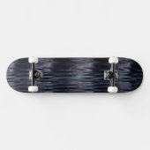 Skateboard Effet métallique liquide noir (Horz)