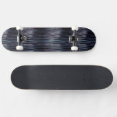 Skateboard Effet métallique liquide noir (Horz)