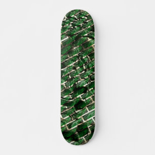 Skateboard Effet mur vert et bulles les plus sombres?
