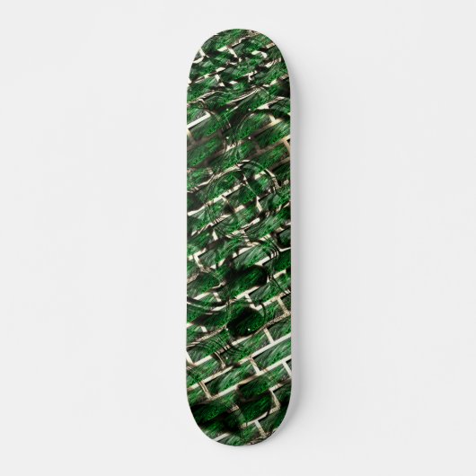 Skateboard Effet mur vert et bulles les plus sombres? (Devant)