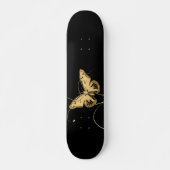 Skateboard effet papillon noir (Devant)