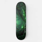 Skateboard Éffrayante Forêt verte foncée (Recto)