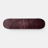 Skateboard Eggplant Velvet Damask | Plum Purple Grunge Floral (Horz)