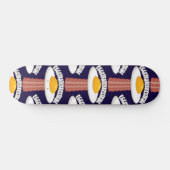 Skateboard Eggstraterrestrial Avec Texte (Horz)