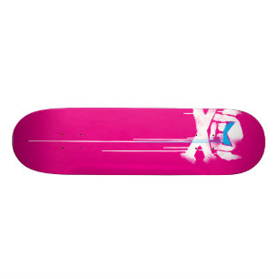 Skateboard Égouttements de Suédois de jet - magenta/cyan