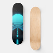 Skateboard Electric Cruise Synthwave  (Recto)