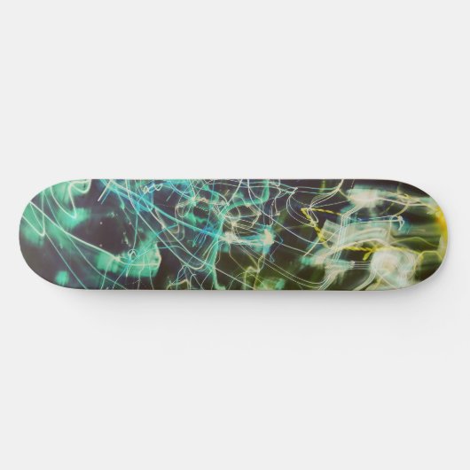 Skateboard Electric Light Lines Gradient Abstract. (Horz)