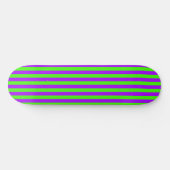 Skateboard Électrique Psychédélique violet et arlequin vert (Horz)