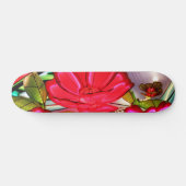 Skateboard Élégance Électrique en Rose (Horz)