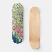 Skateboard Élégant Corail et Chartreuse Limelight Hydrangea (Recto)