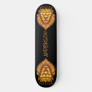 skateboard Elegant Lion King Crown