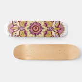 Skateboard Élégant Mandala Floral (Horz)
