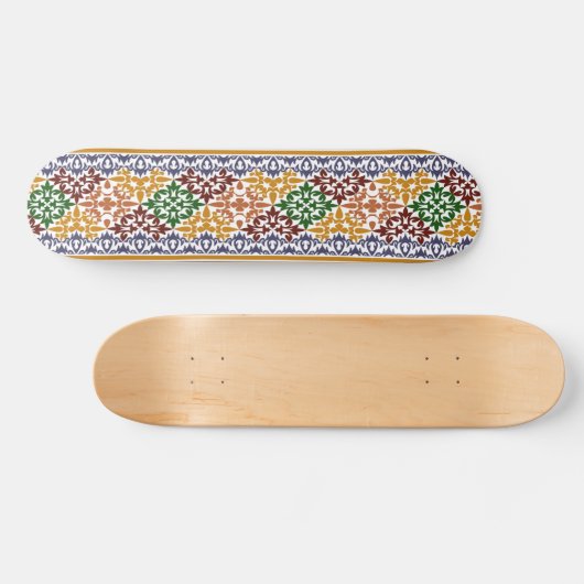 Skateboard élégant motif ethnique (Horz)