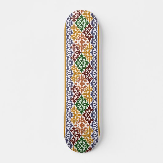 Skateboard élégant motif ethnique (Devant)