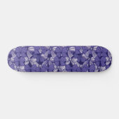 Skateboard Élégant Motif pourpre (Horz)