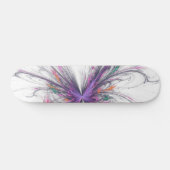 Skateboard Élégant papillon fractal (Horz)