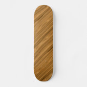 Skateboard Elegant Wood Grain (Recto)