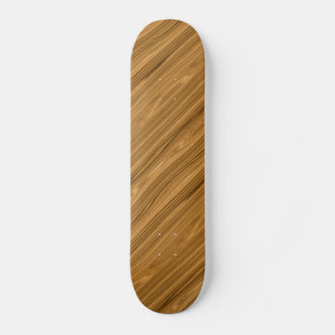 Skateboard Elegant Wood Grain