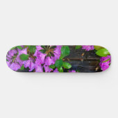 Skateboard Elégants fleurs roses azalées roses (Horz)