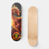 Skateboard *~* Élément AP88 Feu de dragon élémentaire incendi (Recto)