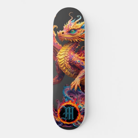 Skateboard *~* Élément de feu AP88 Élément de dragon Élémenta (Recto)