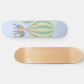 Skateboard Éléphant mignon montant l'augmentation chaude de (Horz)